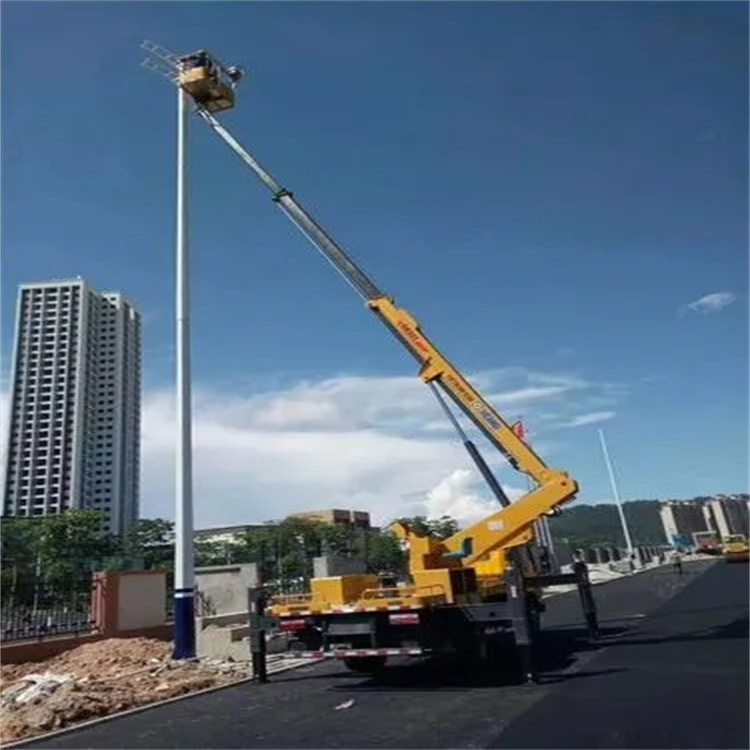 汉南维修路灯的曲臂升降车出租